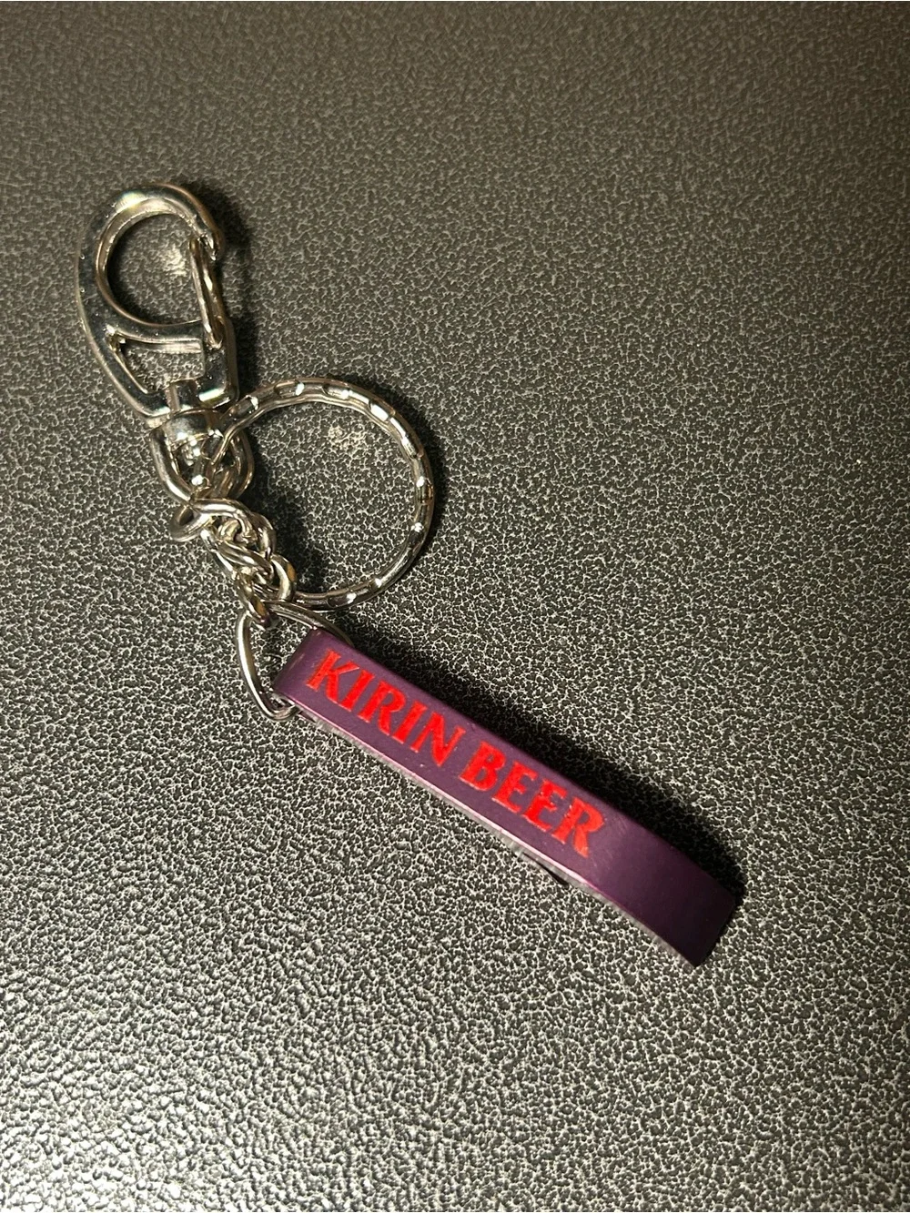 Kirin Beer Purple Keychain and Bottle Opener